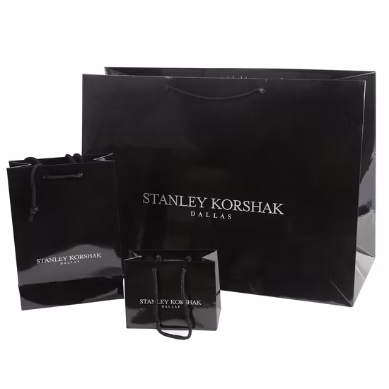 Custom Luxury Cardboard Art Gift Packaging Cosmetic/Clothing Kraft Paper Shopping Bag with Ribbon Handle