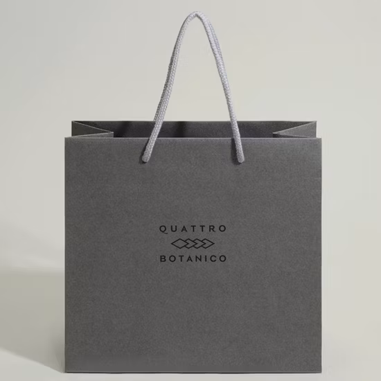 Shopping Custom Small Gift Perfume Paper Bags with Logo and Handles Customized Printed Paper Gift Bags with Your Own Logo