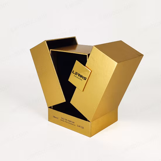 Printed Custom Design Luxury Magnetic Flower Perfume Aroma Cardboard Packing Paper Packaging Gift Box with Logo
